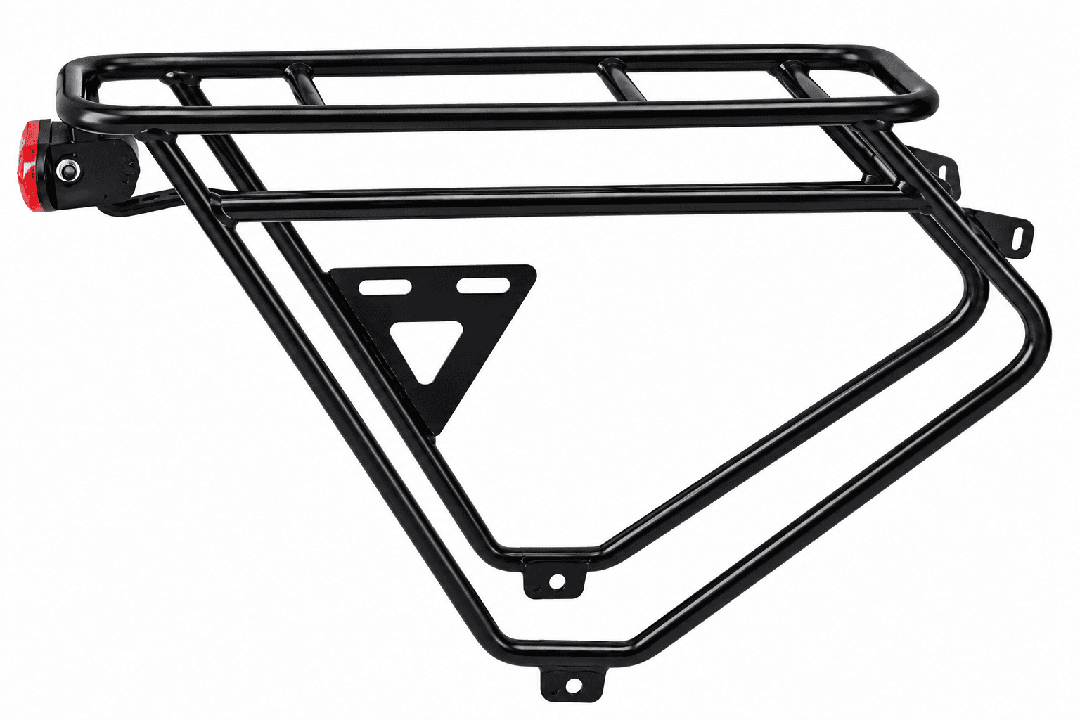 Rear rack fitted to an Emerald e-bike